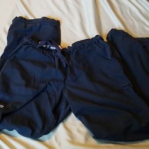 Koi navy scrub pants